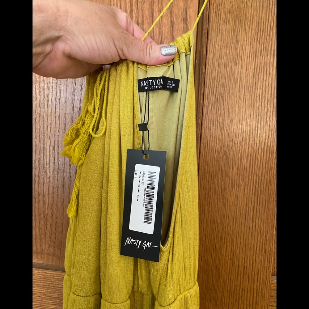 Nasty Gal Let’s Do Slit Again Tassel MaxiDress - Picture 6 of 8